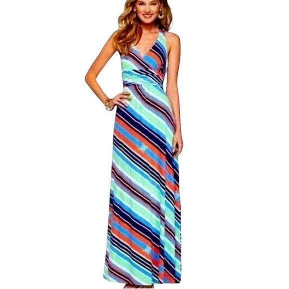 Lilly Pulitzer Blue/Green Dress | Size S - Picture 6 of 8